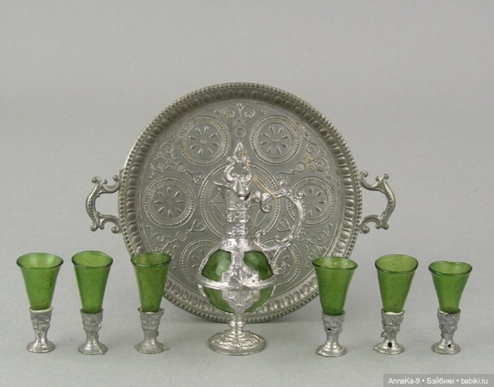 Антикварная миниатюра, куханная утварь (фото 8)