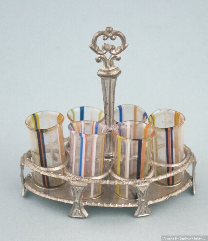 Антикварная миниатюра, куханная утварь