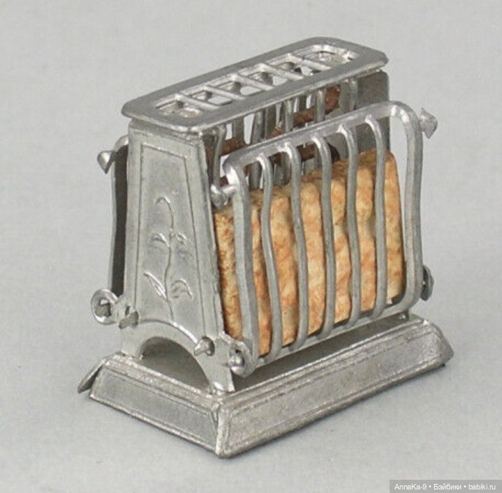 Антикварная миниатюра, куханная утварь