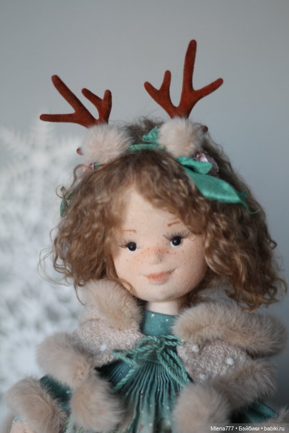 Олененок — Авторские текстильные куклы: Вальдорфские