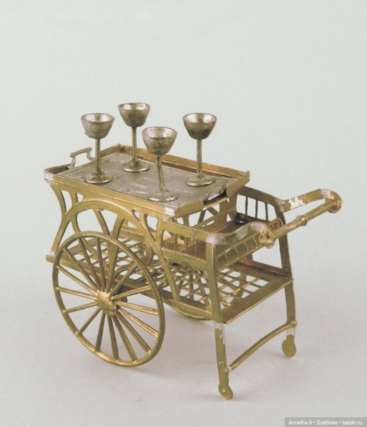 Антикварная миниатюра, куханная утварь