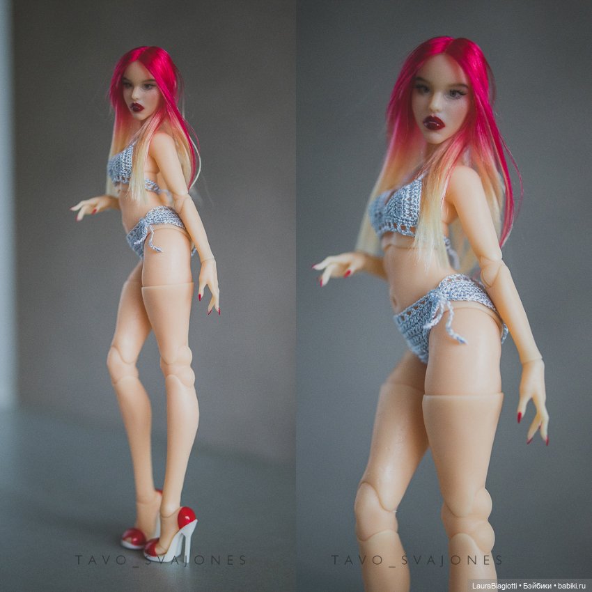 Мастер-модель шарнирной куклы. Молд Roma (фото 4)