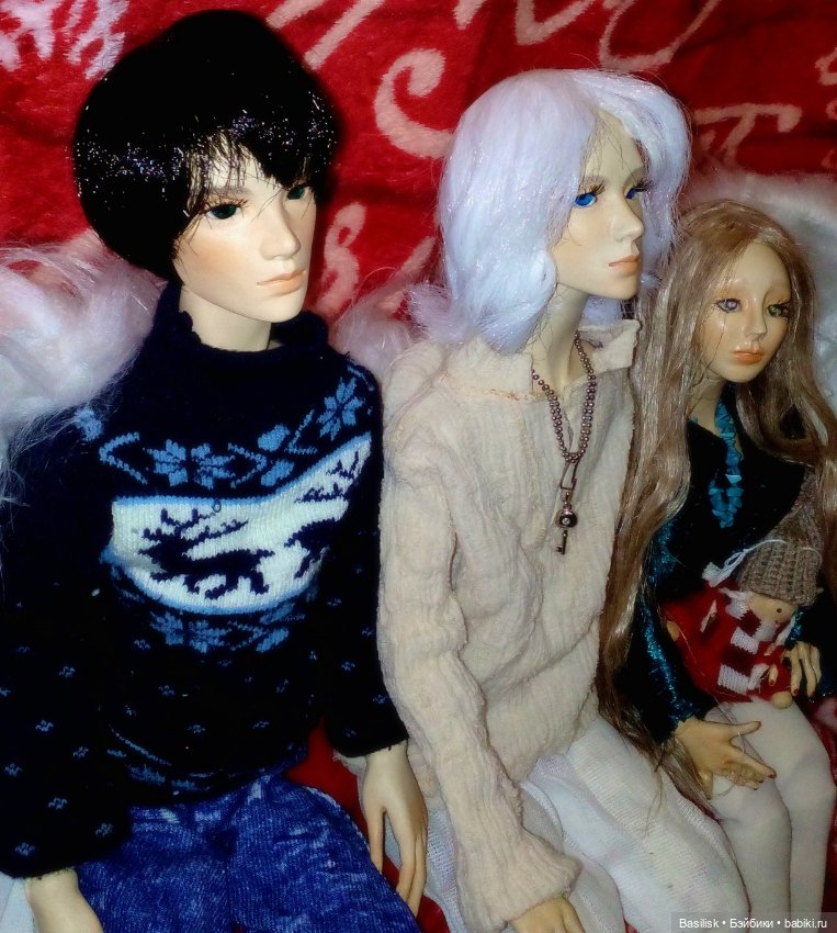 С Рождеством — Авторские шарнирные куклы своими руками: лепка (фото 7)