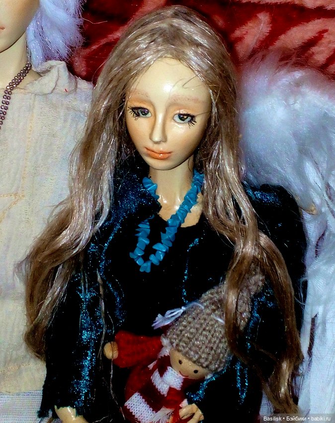 С Рождеством — Авторские шарнирные куклы своими руками: лепка (фото 5)