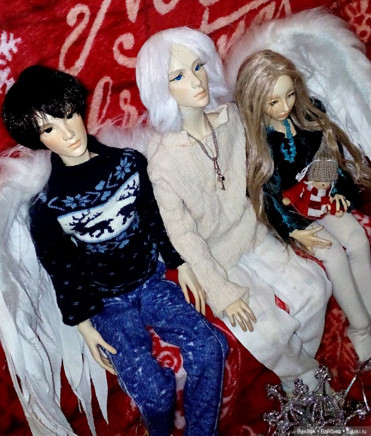 С Рождеством — Авторские шарнирные куклы своими руками: лепка (фото 9)