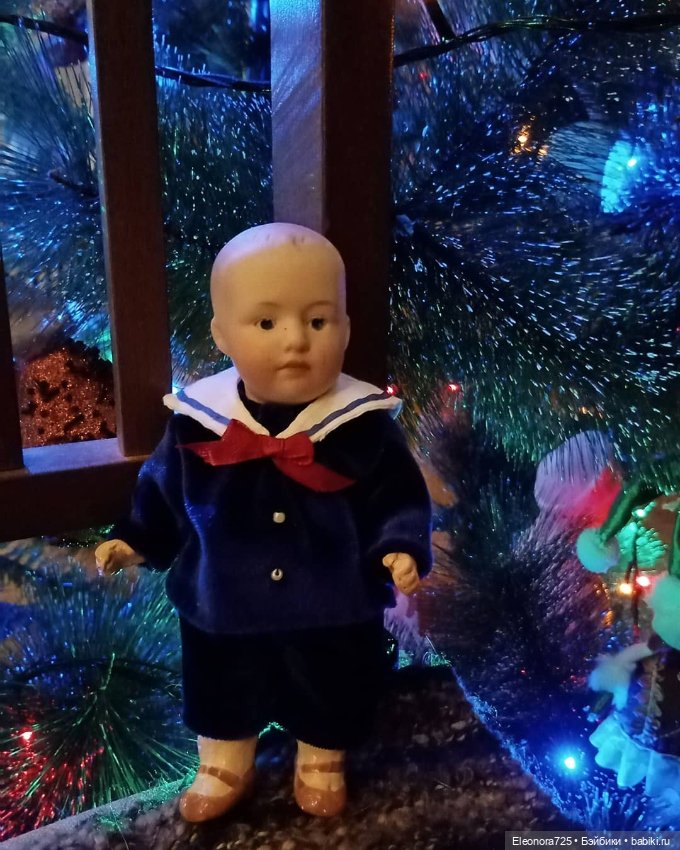 Самые любимые у ёлочки🎄✨ — Антикварные куклы Armand Marseille (AM): молд 390 (фото 4)