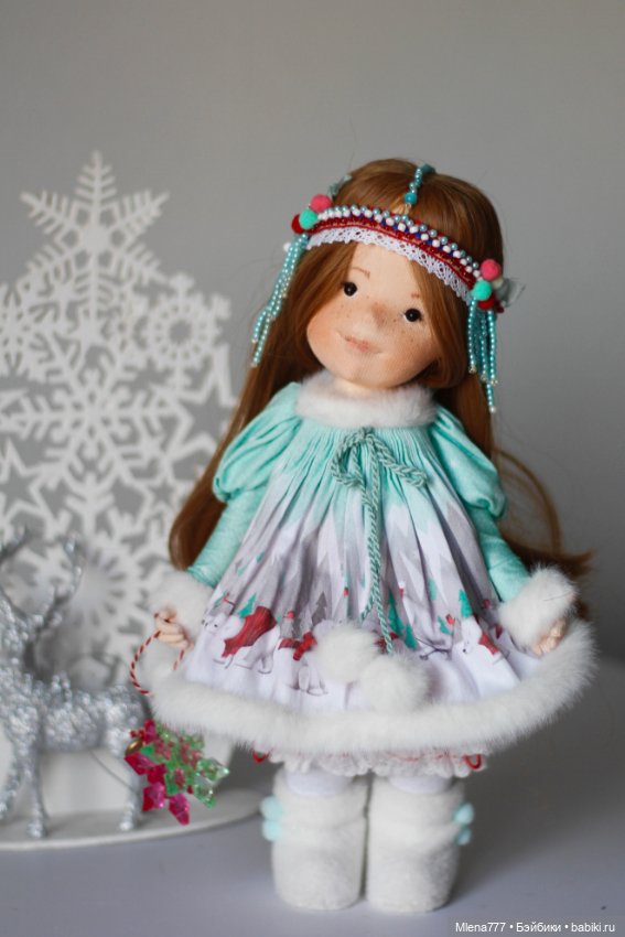 Зимушка зима — Авторские текстильные куклы: Вальдорфские