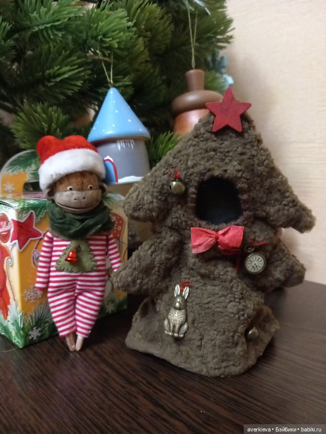 Клаус Орешкин — Текстильные игрушки и примитивы: кофейные (фото 6)