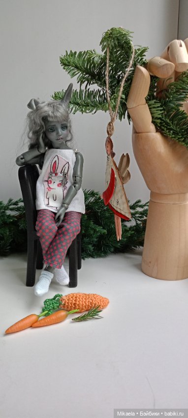 Новогоднее настроение — Домашние фото авторских кукол: личные коллекции (фото 10)