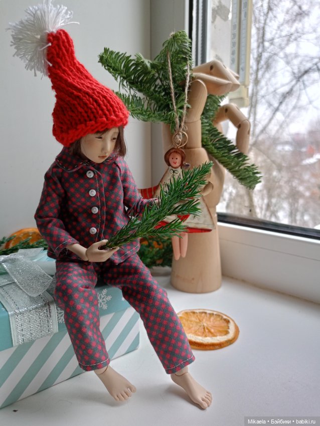 Новогоднее настроение — Домашние фото авторских кукол: личные коллекции (фото 9)