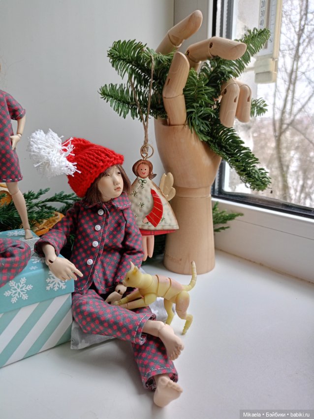 Новогоднее настроение — Домашние фото авторских кукол: личные коллекции (фото 3)