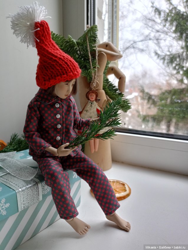 Новогоднее настроение — Домашние фото авторских кукол: личные коллекции (фото 8)