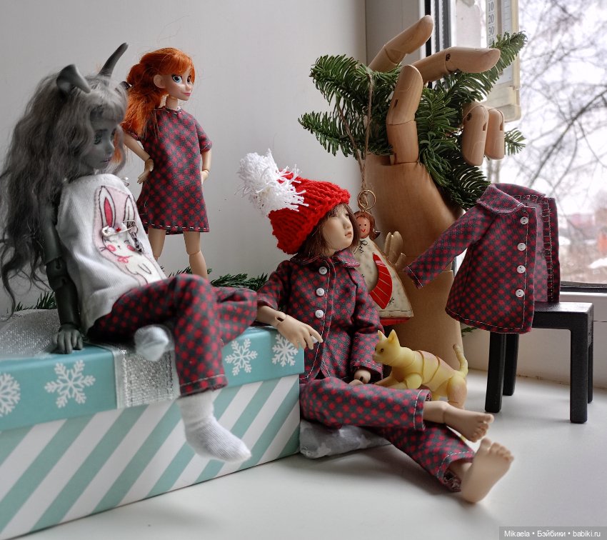 Новогоднее настроение — Домашние фото авторских кукол: личные коллекции