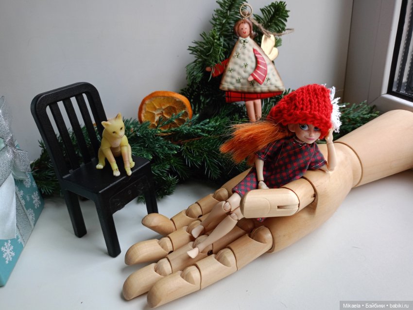 Новогоднее настроение — Домашние фото авторских кукол: личные коллекции (фото 5)
