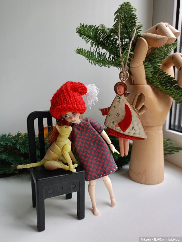 Новогоднее настроение — Домашние фото авторских кукол: личные коллекции (фото 6)