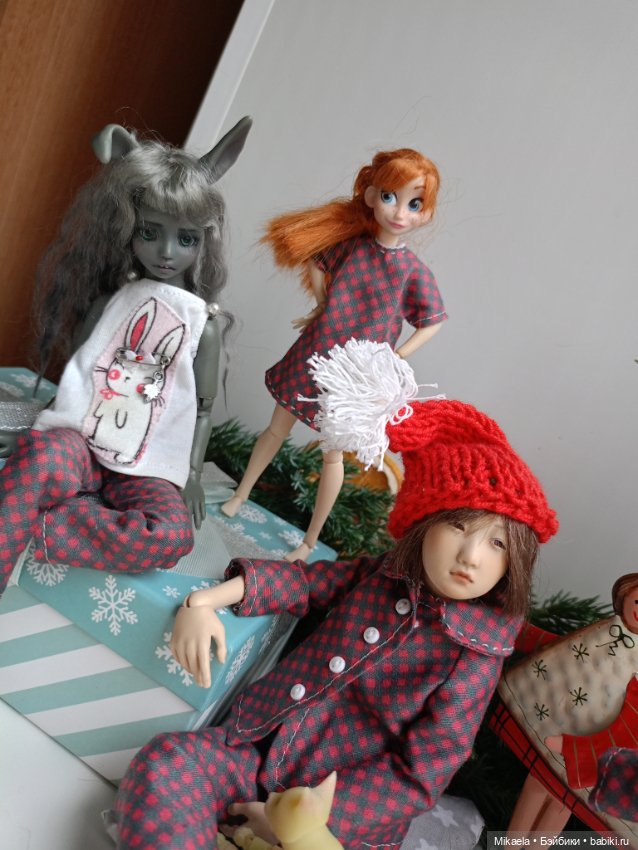 Новогоднее настроение — Домашние фото авторских кукол: личные коллекции (фото 2)
