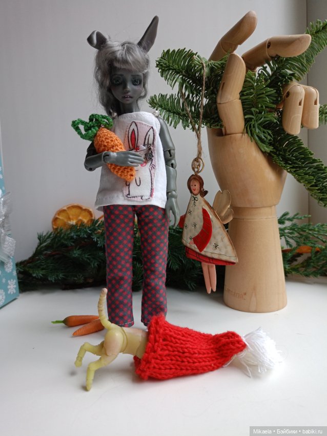 Новогоднее настроение — Домашние фото авторских кукол: личные коллекции (фото 4)