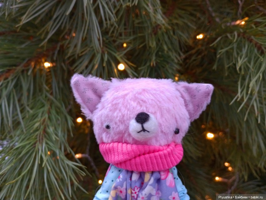 Муля и ёлки — Домашние фото авторских игрушек: Тедди