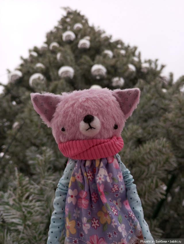 Муля и ёлки — Домашние фото авторских игрушек: Тедди