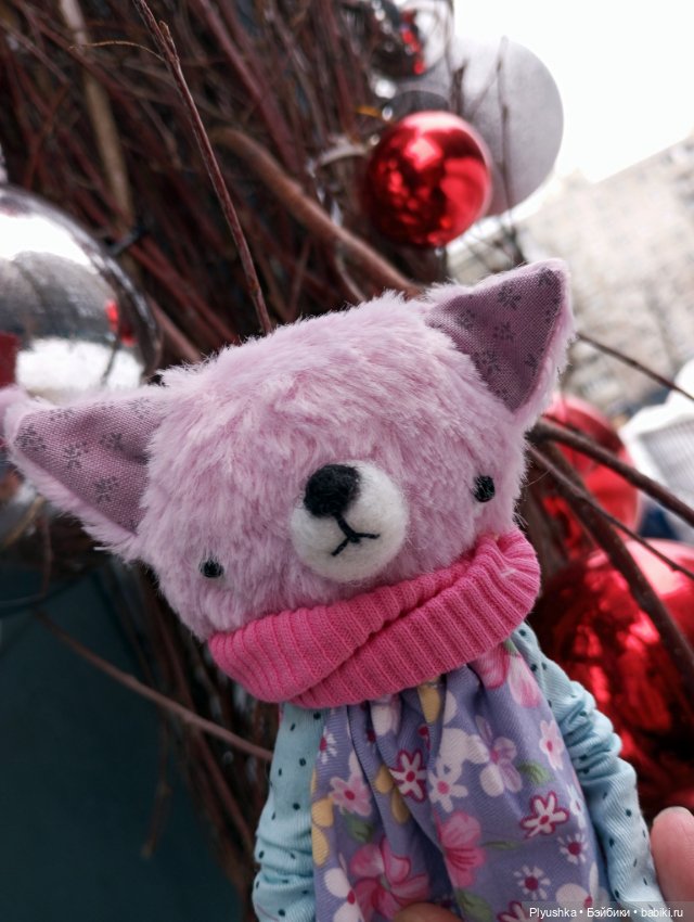 Муля и ёлки — Домашние фото авторских игрушек: Тедди