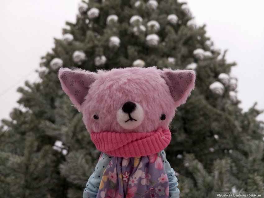 Муля и ёлки — Домашние фото авторских игрушек: Тедди