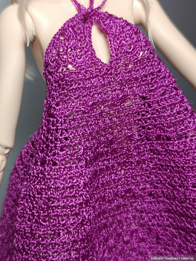 Сарафан цвета фуксии — Одежда и обувь для кукол BJD (БЖД): 1/3