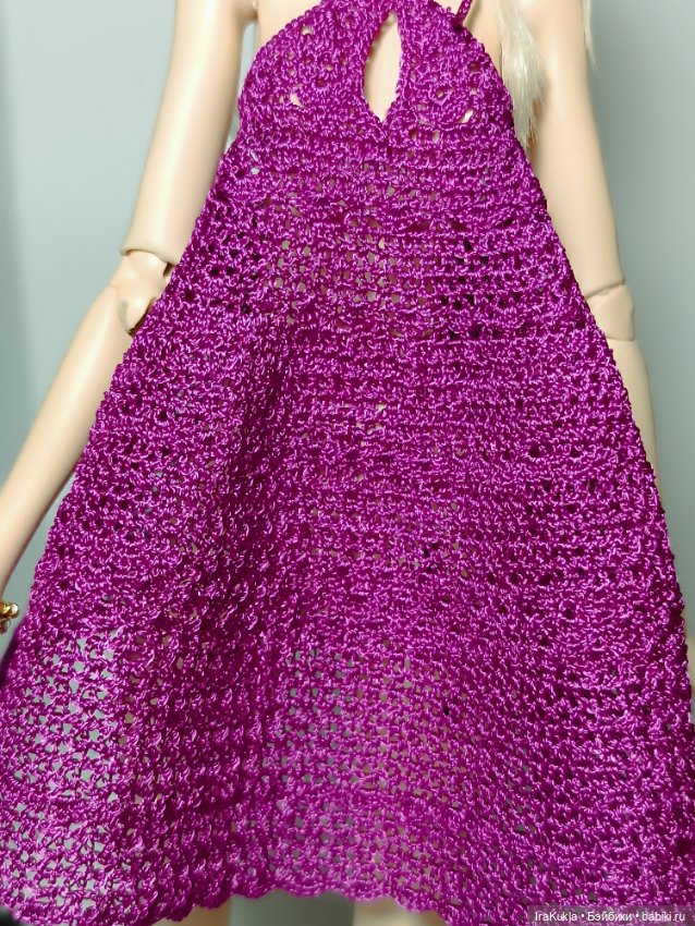 Сарафан цвета фуксии — Одежда и обувь для кукол BJD (БЖД): 1/3 (фото 10)