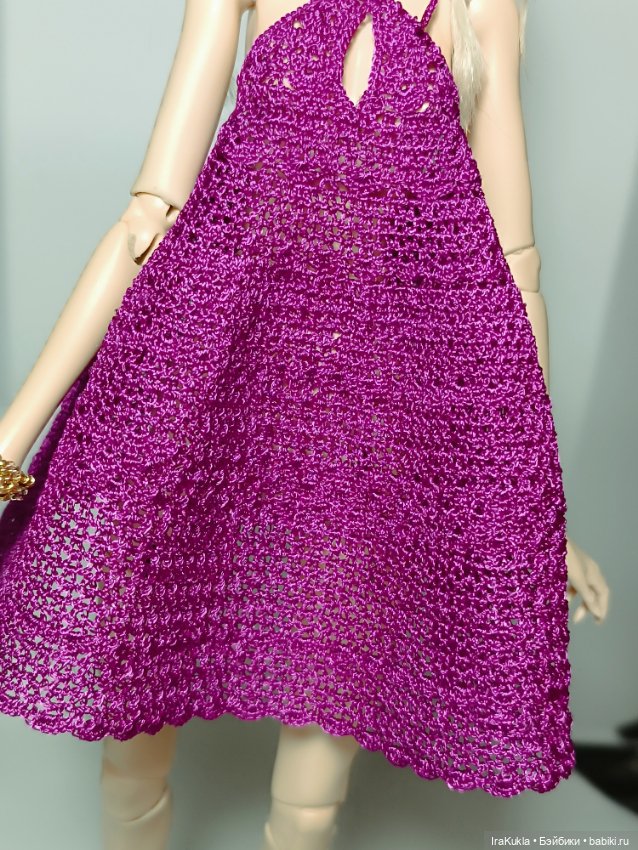 Сарафан цвета фуксии — Одежда и обувь для кукол BJD (БЖД): 1/3 (фото 9)