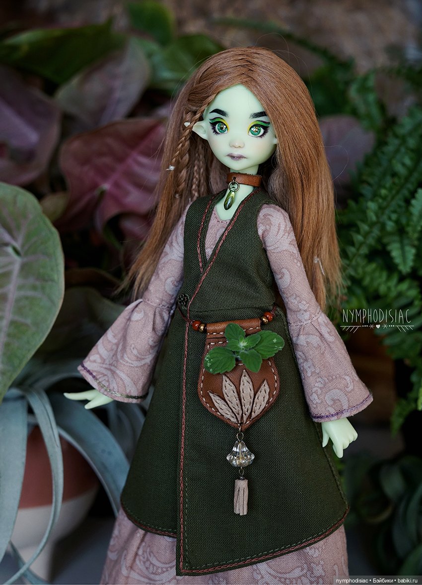 Собирательница свежей мяты. Авторский наряд для куклы 1/6 (фото 3)