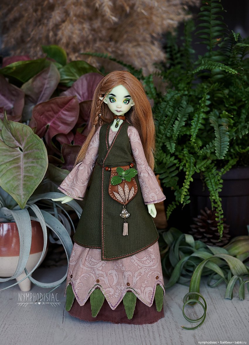 Собирательница свежей мяты. Авторский наряд для куклы 1/6 (фото 5)
