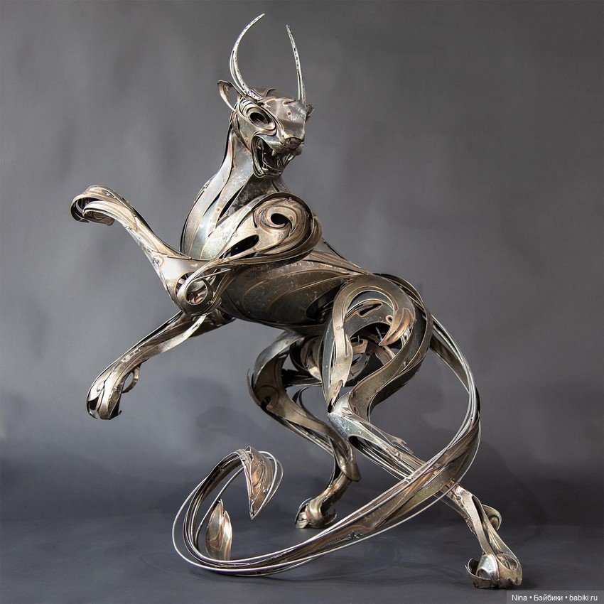 Скульптуры из металла Georgie Seccull