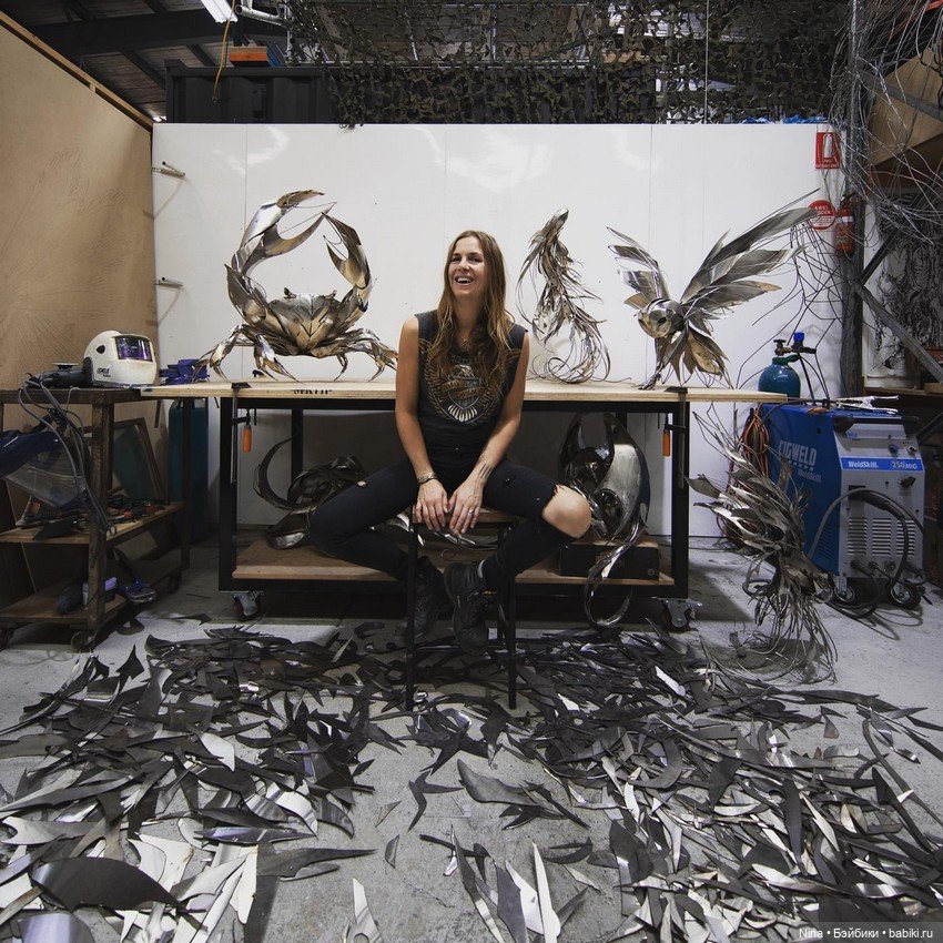 Скульптуры из металла Georgie Seccull (фото 2)