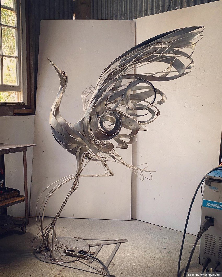 Скульптуры из металла Georgie Seccull