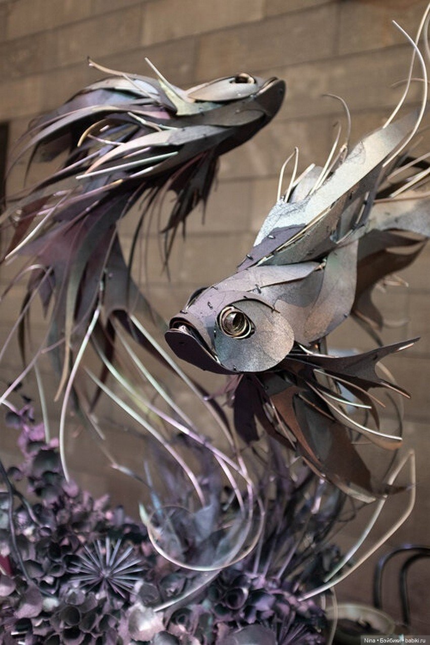 Скульптуры из металла Georgie Seccull