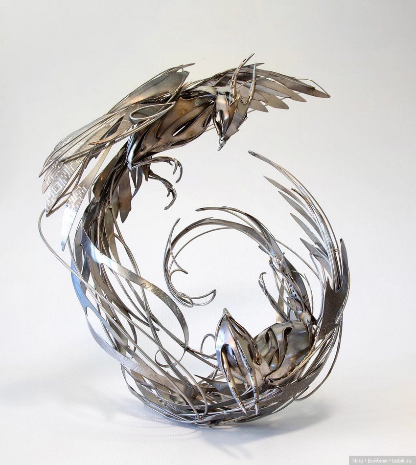 Скульптуры из металла Georgie Seccull (фото 8)