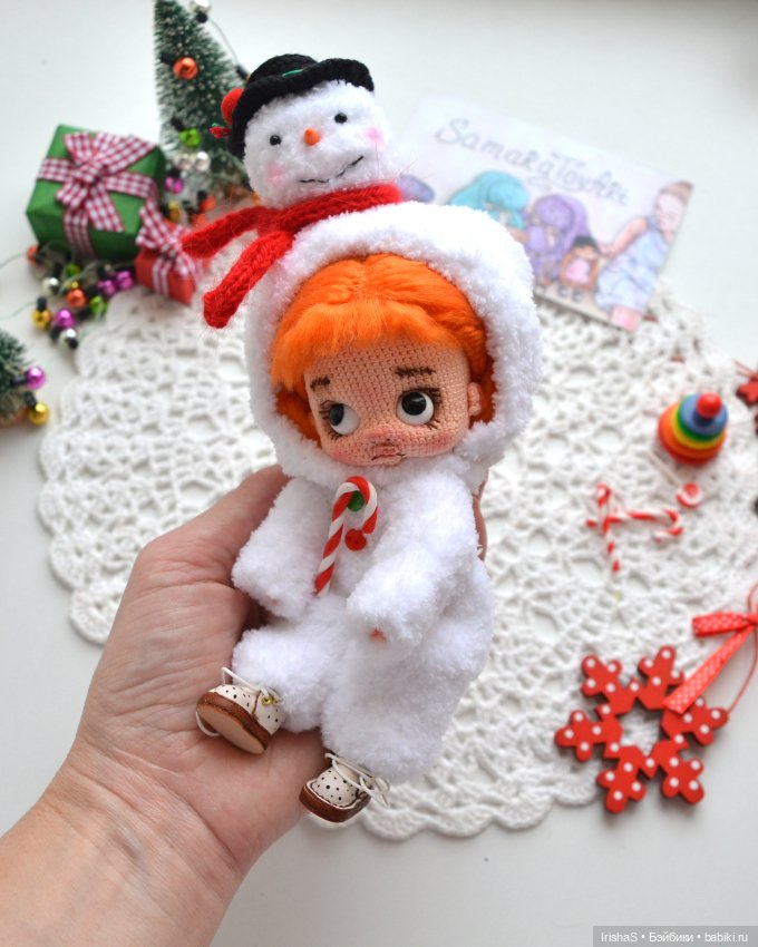 А у меня снеговичок — Авторские шарнирные куклы своими руками: лепка (фото 3)