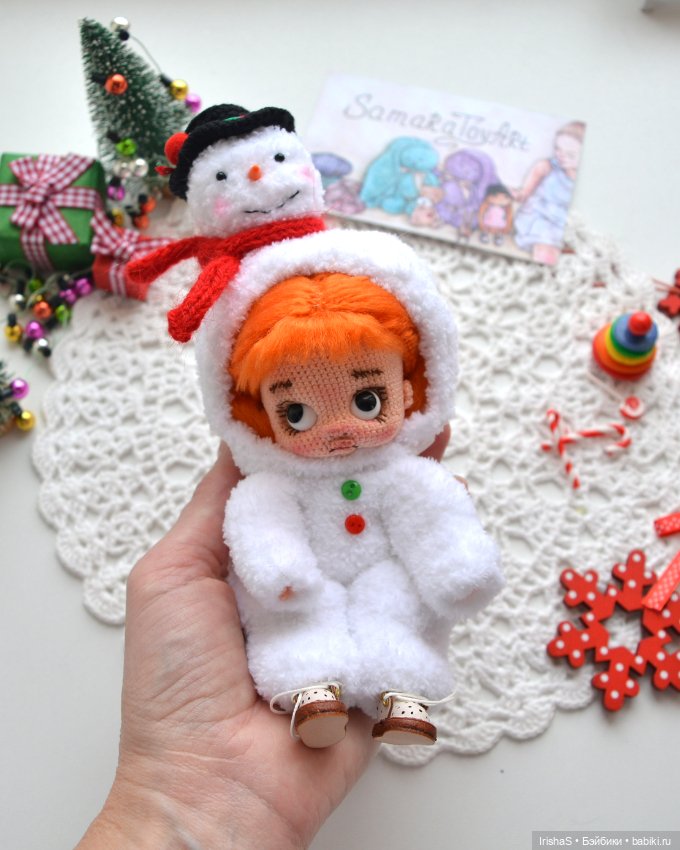 А у меня снеговичок — Авторские шарнирные куклы своими руками: лепка