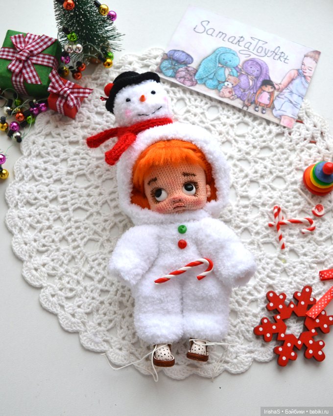 А у меня снеговичок — Авторские шарнирные куклы своими руками: лепка (фото 2)