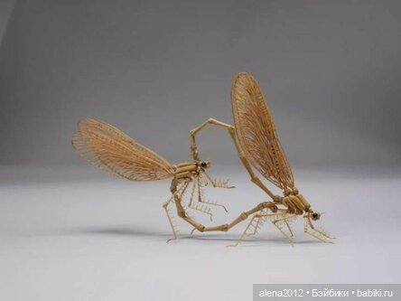 Скульптуры из бамбука Noriyuki Saitoh (фото 10)