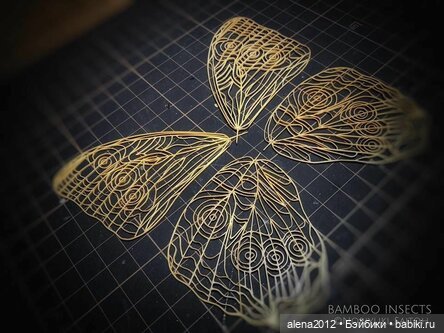 Скульптуры из бамбука Noriyuki Saitoh