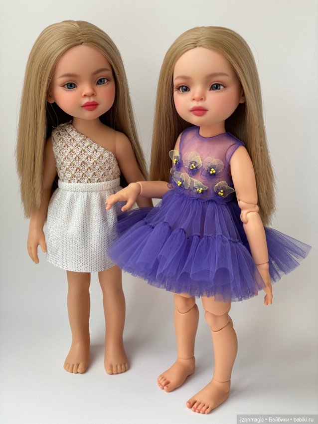 Две сестрички Ягодки Малинки на фотосессии (ооак Паола Рейна)