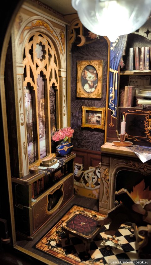 Дом учёного кота — Румбоксы и кукольные интерьеры: фото (фото 4)