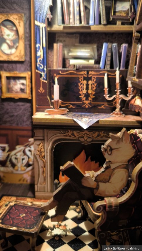 Дом учёного кота — Румбоксы и кукольные интерьеры: фото (фото 3)