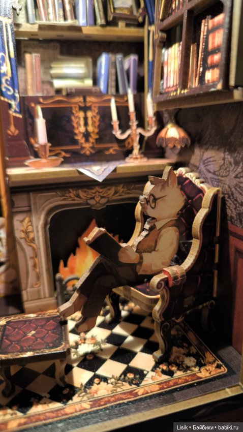Дом учёного кота — Румбоксы и кукольные интерьеры: фото (фото 5)