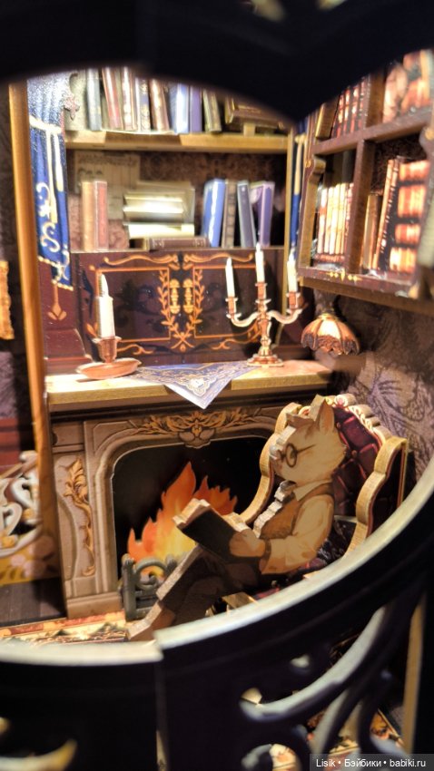 Дом учёного кота — Румбоксы и кукольные интерьеры: фото (фото 2)