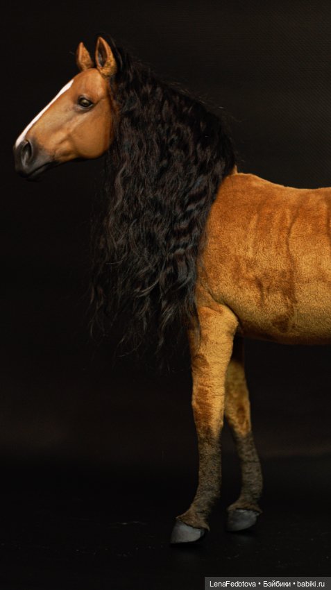 Коричневая лошадка 27 см в холке (фото 8)