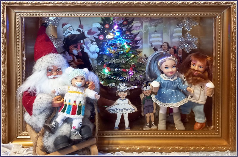 Первая "ёлка" Ирочки с папой и мамой (фото 6)