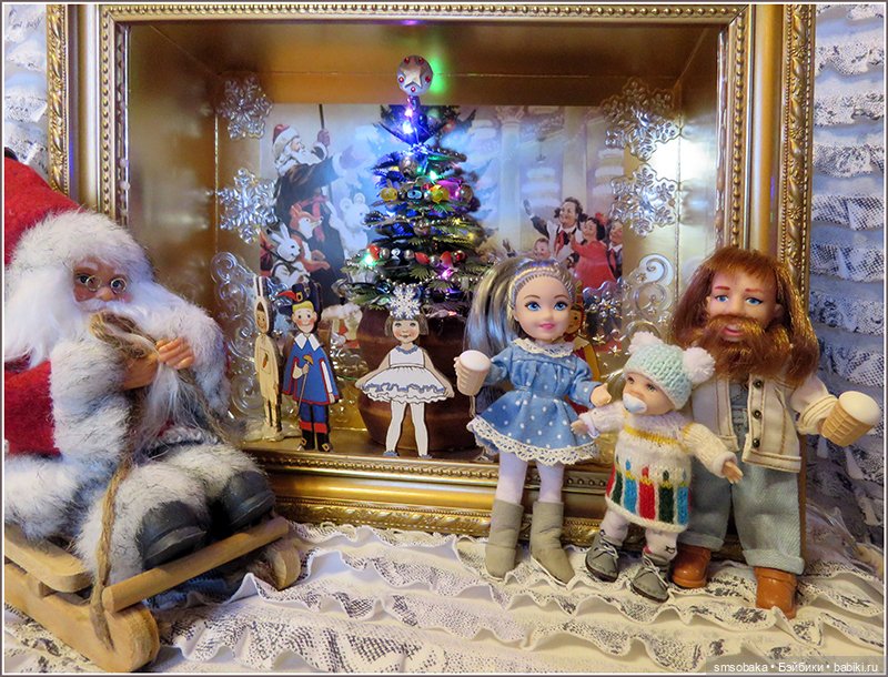 Первая "ёлка" Ирочки с папой и мамой (фото 4)