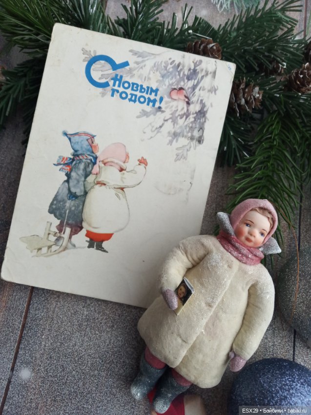 Советские новогодние открытки 1950-1960-х годов