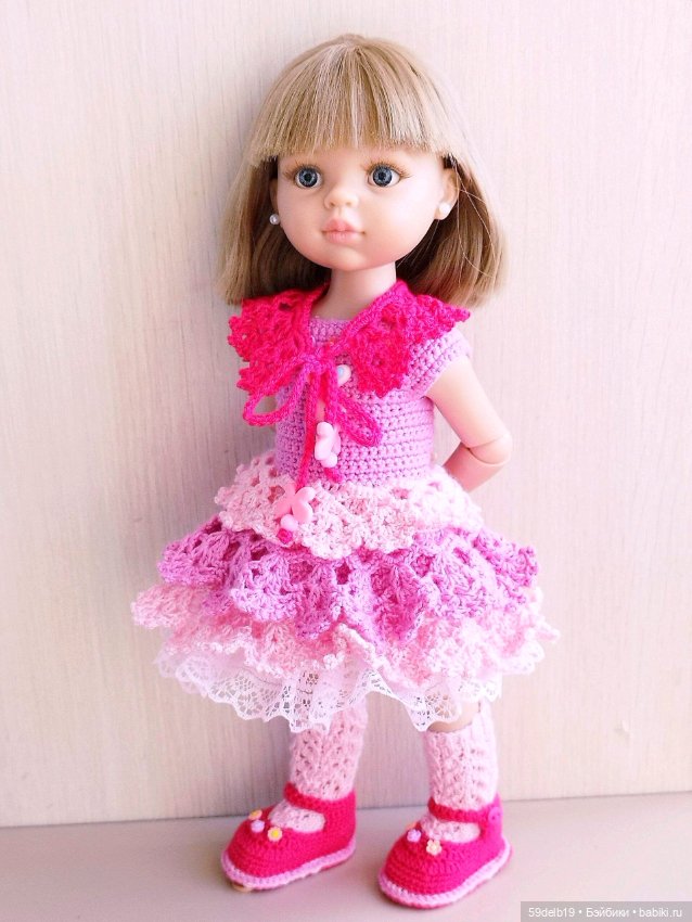 Итоги уходящего 2024 г.: наряды для паолочек крючком (фото 7)